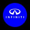 Infinity Infiniti EX Series 1st Gen J50 Premium Puddle Lights Multiple Designs 2007-2013 Infiniti + Blue