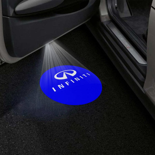 Infiniti Logo Blue - 1 Pair 2 Doors
