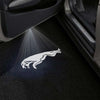Jaguar Jaguar F-Type X152 Premium Puddle Lights Multiple Designs 2013-2024 Jaguar Logo 7 - 1 Set - 2 Doors / Jaguar F-Type X152 2013 - 2017