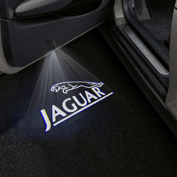 Jaguar Jaguar I-PACE Door Stick On Puddle Lights Multiple Designs 2018-2025 Jaguar Logo 5 - 1 Set - 2 Doors
