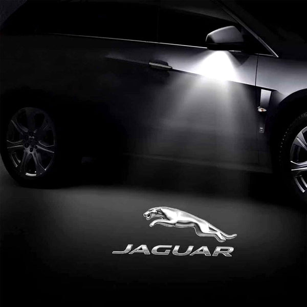 JAGUAR Logo - 1 Pair 2 Side Mirror Lights
