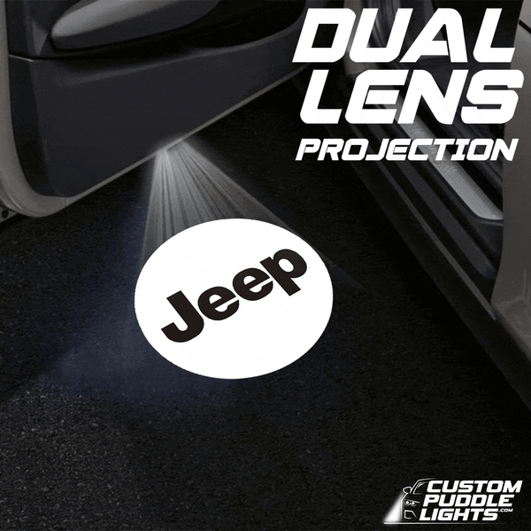 Jeep Jeep Cherokee Limited Dynamic Dual Lens Premium Puddle Lights Multiple Designs 2014-2023