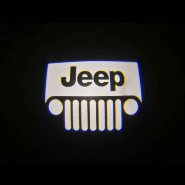 Jeep Jeep Cherokee Limited Dynamic Dual Lens Premium Puddle Lights Multiple Designs 2014-2023 Jeep Logo 2