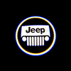 Jeep Jeep Cherokee MK5/KL Premium Puddle Lights Multiple Designs 2014-2025 Jeep Logo 1 / Jeep Cherokee Latitude - 2014–2023