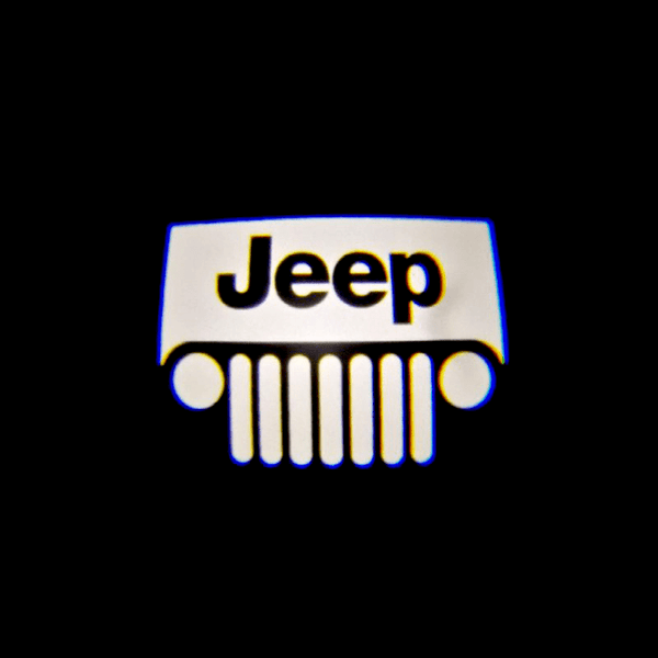 Jeep Jeep Cherokee MK5/KL Premium Puddle Lights Multiple Designs 2014-2025 Jeep Logo 2 / Jeep Cherokee Latitude - 2014–2023