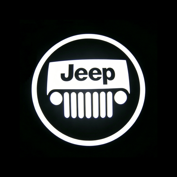 Jeep Jeep Cherokee Trailhawk Premium Under Door Projector Puddle Lights Various Designs 2014-2023