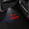 Jeep Jeep Liberty Door Stick On Puddle Lights Multiple Designs 2002–2012 Jeep Liberty Logo - 1 Pair 2 Doors