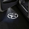 Jeep Jeep Renegade Door Stick On Puddle Lights Multiple Designs 2015-2025 Jeep Logo 4 - 1 Pair 2 Doors
