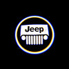 Jeep Jeep Wrangler Sahara Door Stick On Puddle Lights Multiple Designs 1997-2025 Jeep Logo 1
