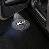 KIA KIA K5 1st/2nd/5th Gen Door Stick On Puddle Lights Multiple Designs 2000-2025 KIA K5 Logo 1 - 1 Set - 2 Doors