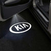 KIA KIA Optima 4th Gen JF Premium Puddle Lights Multiple Designs 2016–2020 KIA Logo White - 1 Set - 2 Doors