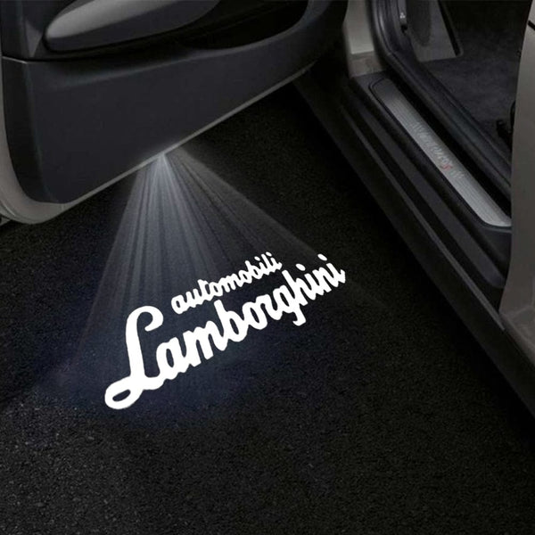 Lamborghini Lamborghini Gallardo Premium Puddle Lights Multiple Designs 2004-2014 Lamborghini Automobili Word - 1 Set - 2 Doors