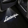 Lamborghini Lamborghini Universal Door Stick On Puddle Lights Multiple Designs Lamborghini Logo 1 - 1 Pair 2 Doors
