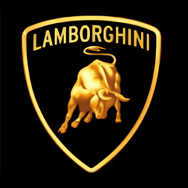 Lamborghini Lamborghini URUS Premium Puddle Lights Multiple Designs 2018-2025 Lamborghini 3D Logo - 1 Set - 2 Doors