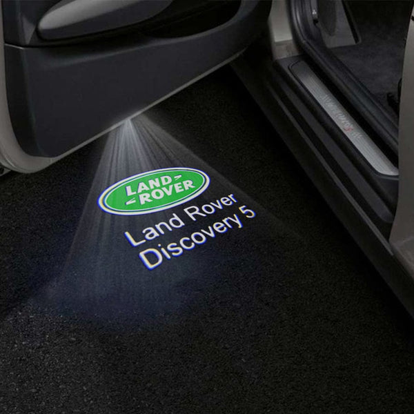 LAND ROVER Land Rover Discovery Premium Door Puddle Lights Multiple Designs 2004-2025 Land Rover Logo With Wording Discovery 5 - 1 Set - 2 Doors / Land Rover Discovery 3 (2nd Gen L319) / LR3 - 2004-2009
