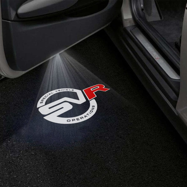 LAND ROVER Land Rover Discovery Premium Door Puddle Lights Multiple Designs 2004-2025 Land Rover SVR Logo 1 Set - 2 Doors / Land Rover Discovery 3 (2nd Gen L319) / LR3 - 2004-2009