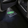 LAND ROVER Land Rover Discovery Sport Premium Door Puddle Lights Multiple Designs 2014-2025 Land Rover Logo With Discovery 4 Word - 1 Set - 2 Doors