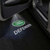 Land Rover Logo With Defender Word - 1 Pair - 2 Doors