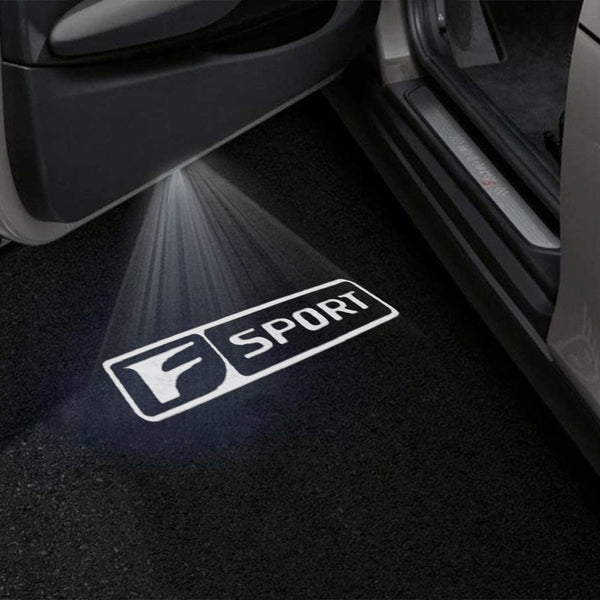 LEXUS Lexus GS 4th Gen Premium Puddle Lights Multiple Designs 2012-2020 F Sport Logo 2 - 1 Set - 2 Doors