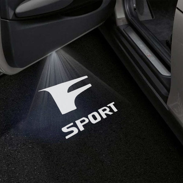 LEXUS Lexus GS 4th Gen Premium Puddle Lights Multiple Designs 2012-2020 F Sport Logo 3 - 1 Set - 2 Doors