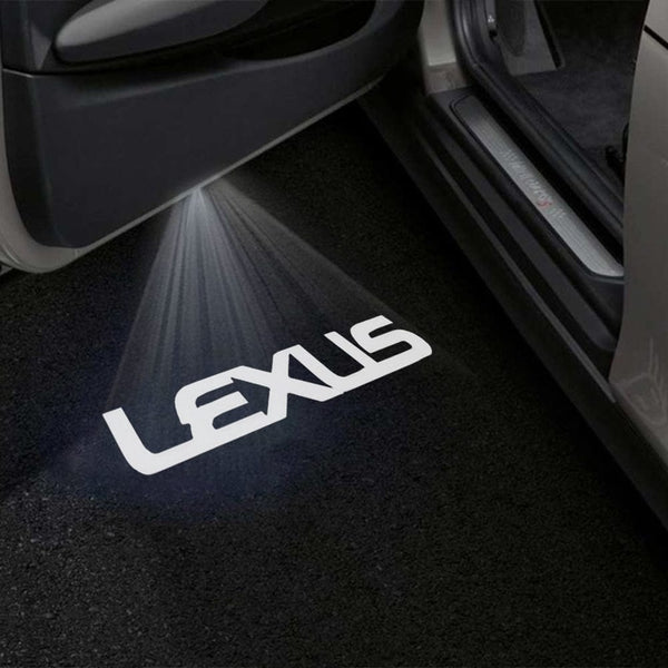 LEXUS Lexus GS 4th Gen Premium Puddle Lights Multiple Designs 2012-2020 Lexus Wording - 1 Set - 2 Doors