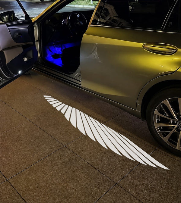 Lexus White Wing Curtain Light - 1 Pair 2 Doors