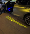 LEXUS Lexus GX 3rd Gen Premium Door Puddle Lights Various Designs 2024–2025 Lexus Yellow Meteor Curtain Light - 1 Pair 2 Doors