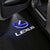 LEXUS Lexus IS 2nd/3rd Gen Premium Puddle Lights Multiple Designs 2006-2025 Lexus Logo Blue - 1 Set - 2 Doors / Lexus IS 2nd Gen XE20 - 2006-2013