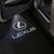 LEXUS Lexus LC Premium Puddle Lights Multiple Designs 2017-2025 Lexus 3D Logo With Word - 1 Set - 2 Doors