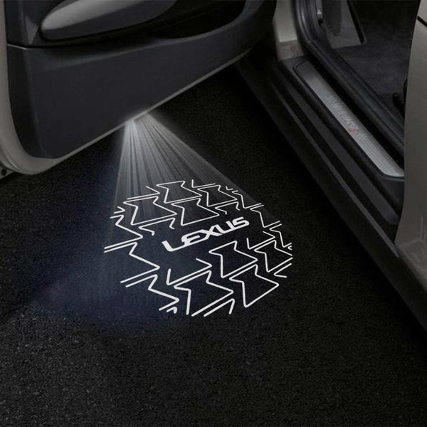Lexus Wording With Pattern - 1 Pair - 2 Doors