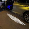 Lexus White Wing Curtain Light - 1 Pair 2 Doors