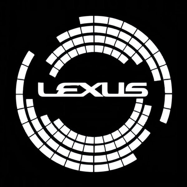 LEXUS Lexus Universal Door Stick On Puddle Lights Multiple Designs