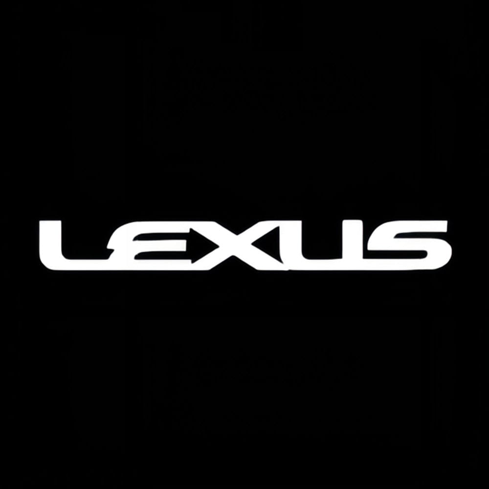 Lexus Universal Door Stick On Puddle Lights Various Designs - Custom ...