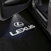 LEXUS Lexus Universal Door Stick On Puddle Lights Multiple Designs Lexus Logo 1 - 1 Pair 2 Doors