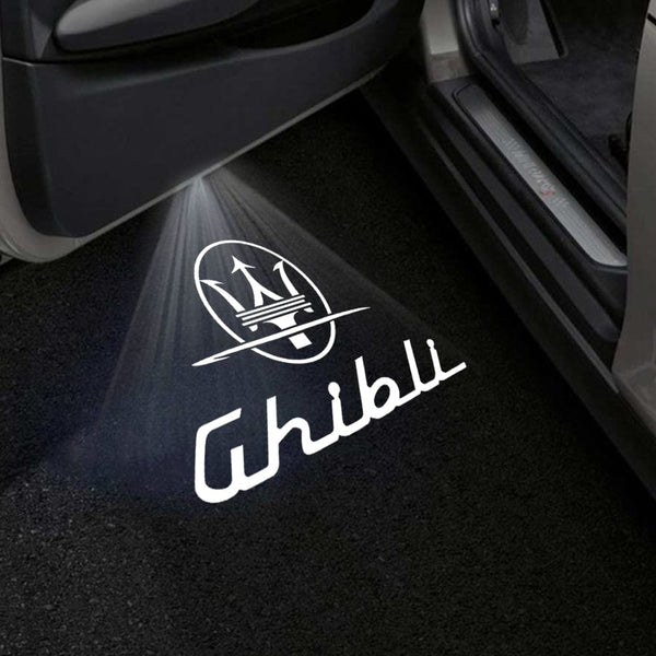 Maserati Ghibli Logo - 1 Pair 2 Doors