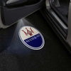Maserati Maserati Quattroporte 5th/6th Gen Premium Puddle Lights Multiple Designs 2003–2025 Maserati Logo 6 - 1 Set - 2 Doors / Maserati Quattroporte 5th Gen - 2003–2012