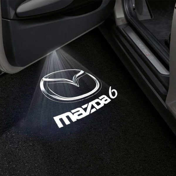 Mazda Mazda 6 Ultra Premium Puddle Lights Multiple Designs 2009-2013 Mazda 6 Logo 1 - 1 Set - 2 Doors