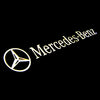 Mercedes Benz Mercedes-Benz C-Class W205 Premium Side Mirror Puddle Lights Multiple Designs 2015-2021 MercedesBenz Logo 3 - 1 Set - 2 Doors / Mercedes-Benz C-Class Coupé W205 - 2015-2018