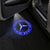 Mercedes Benz Mercedes-Benz E-Class 4th Gen A207/C207 Premium Puddle Lights Multiple Designs 2009-2016 Mercedes Benz Logo Blue 1 Set - 2 Doors