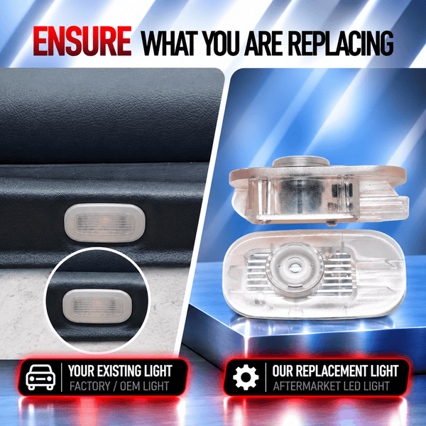 Mercedes Benz Mercedes-Benz EQE Sedan V295 Premium Door Puddle Lights Various Designs 2022–2026