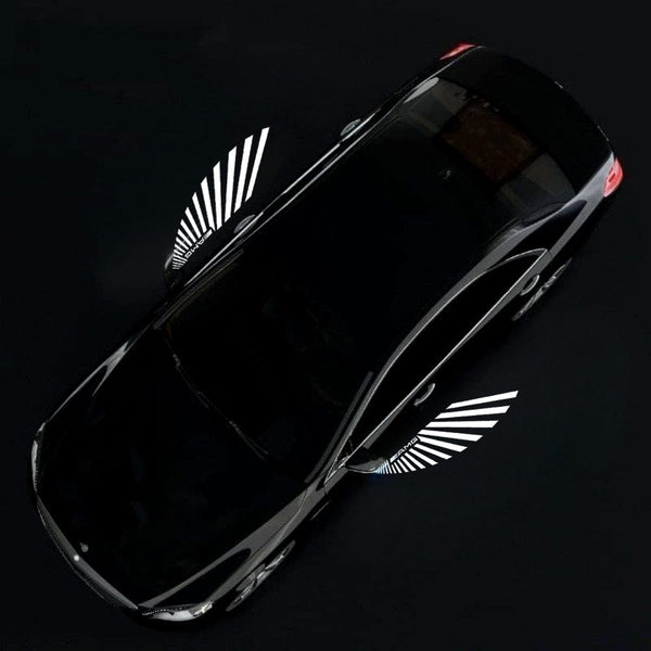Mercedes Benz AMG Wing Logo - 1 Pair 2 Side Mirror Lights