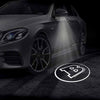Mercedes Benz Mercedes-Benz GLS-Class X167 Premium Side Wing Mirror Puddle Lights Multiple Designs 2019-2025 B Logo With Circle - 1 Set - 2 Lights