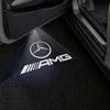 Mercedes Benz Logo With AMG - 1 Pair 2 Doors