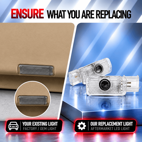 Mercedes Benz Mercedes-Benz R-Class W251 Premium Door Puddle Lights Various Designs 2006–2017