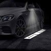 Mercedes Benz Mercedes-Benz S-Class W222 Premium Side Wing Mirror Puddle Lights Multiple Designs 2014-2020 Mercedes Benz Logo With Bar - 1 Set - 2 Lights