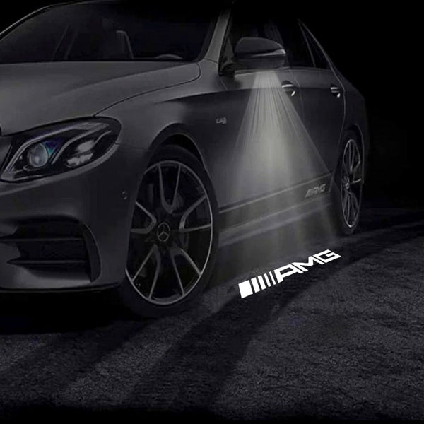 Mercedes Benz Logo AMG - 1 Pair 2 Side Mirror Lights