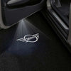 Mini Mini Hatch Premium Door Puddle Lights Various Designs 2001-2024 Mini Logo 1 Style - 1 Pair - 2 Doors