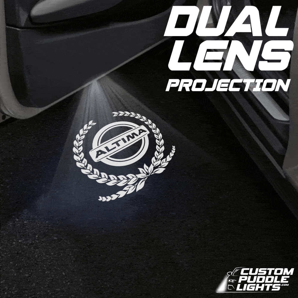 Nissan Altima 4th/5th/6th Gen Dynamic Dual Lens Premium Door Puddle Li ...