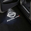 Nissan Nissan Patrol 6th Gen Y62 Premium Puddle Lights Multiple Designs 2010-2025 Nissan Logo With PATROL Nismo Word - 1 Set - 2 Doors