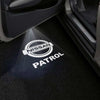 Nissan Logo With PATROL Word - 1 Pair - 2 Doors
